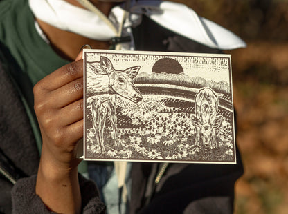 Deer Greeting Card