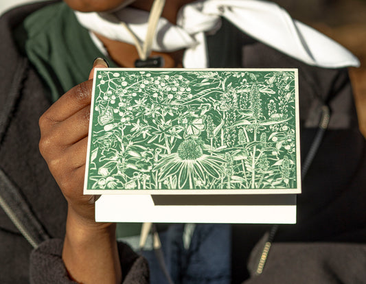 Pollinators Greeting Card